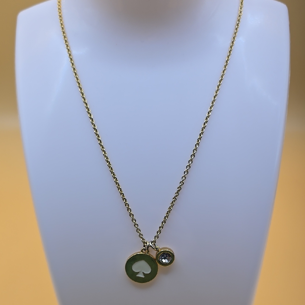 Kate Spade "Spot The Spade" Necklace